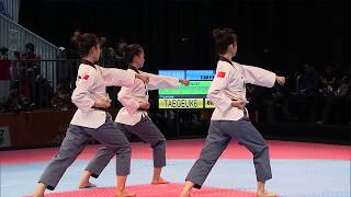 Taekwondo Poomsae  Taegeuk 6  Womens Team Poomsae  Viet Nam [upl. by Yun]