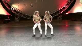 Morgan and Madison Mallum  Traditional Clogging Duet [upl. by Tristram491]