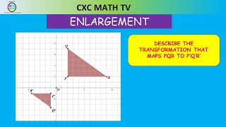 ENLARGEMENTGeometric TransformationCSEC Mathematics [upl. by Ikkim]