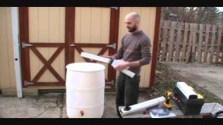 Simple best way to connect rain barrel to downspout Downspout diverter [upl. by Marcia]