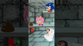 ⏮️ RV Funny Balls Sonic amp Amy Vs Skibidi Toilet In Battle For Food shorts animation skibiditoilet [upl. by Bourne104]