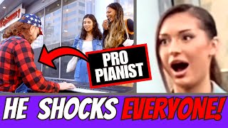 Pro Pianist Goes in Disguise  Shocks EVERYONE Top 20 Reactions [upl. by Mariele]