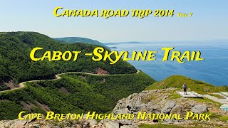 Cabot  Skyline Trail  Cape Breton Highland National Park  Nova Scotia Canada 🇨🇦 [upl. by Fadden]