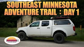 Floods and fun of day 1 on the Southeast Minnesota Adventure Trail advtrails overlanding camping [upl. by Cacia919]