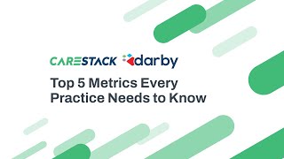 Top 5 Metrics Every Practice Needs to Know  CareStack® [upl. by Romie183]