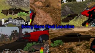 EVERY BARN FIND LOCATION IN OFFROAD OUTLAWS 13 Barn Finds [upl. by Ibba]