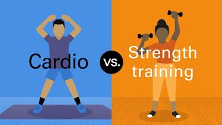 Cardio vs strength training What you need to know [upl. by Edny]