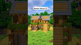 Minecraft Survival Starter House 🏠 minecraft [upl. by Durkee]