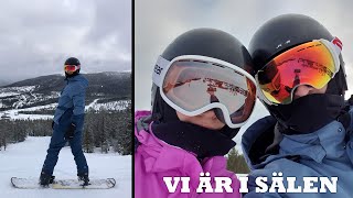 ISABELL LÄR SIG ÅKA SKIDOR I SÄLEN [upl. by Hillyer577]