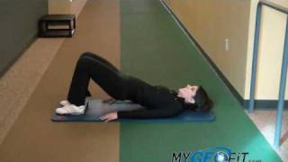 Glute Bridge Exercise [upl. by Earb]