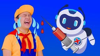 Robot Doctor amp Sick Song  More  Kids Funny Songs [upl. by Brigette]