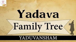 Yaduvansham aka Yadavas Family Tree  Yadukul [upl. by Aleina347]