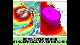 Pacific NW Atmospheric River and Bomb Cyclone Watch [upl. by Mathian511]