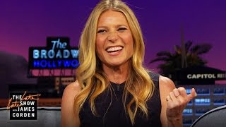 Gwyneth Paltrow Sings an ACDC Guitar Solo with Her Mouth [upl. by Selena]