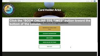 How to Book Tee Times Online  Myrtle Beach Golf Trail [upl. by Oniliuqnart]