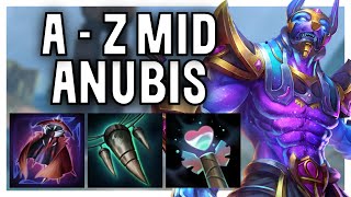 A  Z SMITE MAGES CRAZY NEW LIFE STEAL BUILD FOR ANUBIS [upl. by Columbyne]