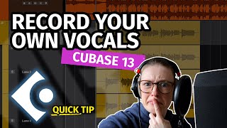 RECORD YOUR OWN VOCALS  Quick Tip Cubase 13 [upl. by Ange]