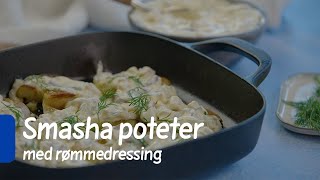 Smasha poteter på grillen  REMA 1000 [upl. by Eladnek552]