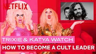 Drag Queens Trixie Mattel amp Katya React to How to Become A Cult Leader  I Like to Watch  Netflix [upl. by Eilyac646]