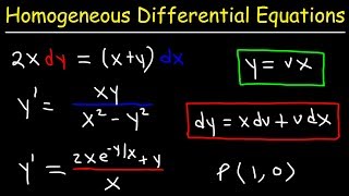 Homogeneous Differential Equations [upl. by Kimon]