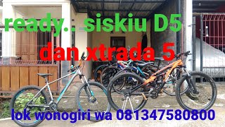 xtrada 5 dan siskiu d5 ready jualbelisepeda polygon mtb sepedabekas xtrada [upl. by Bound]