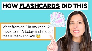 How to make and use flashcards to get an AA  how to use flashcards  Alevel biology flashcards [upl. by Zenobia]