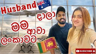 Husband ව australia දාලා මම ආවා ලංකාවට  flight එකේ කෑම  හදිස්සියෙම ඇයි ආවේ🇱🇰🇺🇸 [upl. by Ttergram]