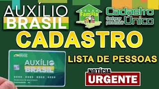 COMO SABER SE ESTOU CADASTRADA NO AUXÍLIO BRASIL LISTA DE BENEFICIÁRIOS DO AUXÍLIO BRASIL [upl. by Alexia]