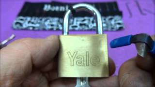 364 Yale Padlock Picked Open [upl. by Joceline]