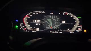 2020 BMW M340i Stage 2 with XHP Stage 3 Mmode acceleration and shifts [upl. by Cavill]