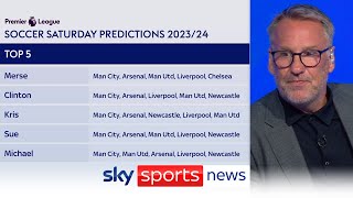 Soccer Saturday predictions for the 202324 Premier League season [upl. by Airbas230]