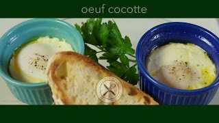 Oeuf Cocotte Recipe  Baked Eggs – Bruno Albouze [upl. by Petrine]