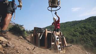 Reportage chantier de construction de la passerelle [upl. by Lecroy]