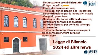 Webinar Legge di Bilancio 2024 ed altre news  Studio Donati [upl. by Ilona]