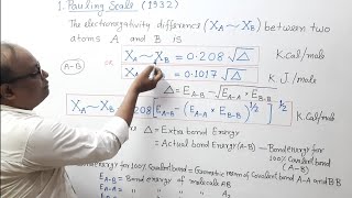 Periodic table Part 8Electronegativity Lec1Pauling scaleEXPERTबोर्डchemistry by mr vp singh sir [upl. by Ethel]