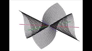 Grid of geodesic curves on a developable surface cones [upl. by Cagle678]