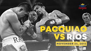 MANNY PACQUIAO vs BRANDON RIOS  November 24 2013 [upl. by Nyrmac]