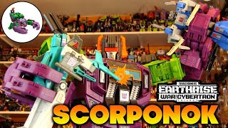 Transformers Earthrise Titan Class Headmaster SCORPONOK 2020 [upl. by Stila]