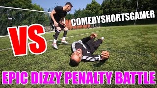 COMEDYSHORTSGAMER VS F2FREESTYLERS  EPIC DIZZY PENALTIES [upl. by Suhcnip]