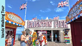 Paignton Amusements amp Pier  English Riviera  Devon UK🇬🇧  Walking Tour [upl. by Eiznyl]