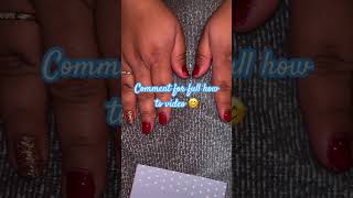 DIY Gel Nails at home nails pampertime pretty [upl. by Zinnes287]