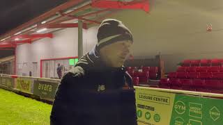 INTERVIEW  Kevin Wilkin on Boston United FA Trophy Defeat [upl. by Bondie]