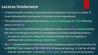 Lactose Intolerance [upl. by Fawne]