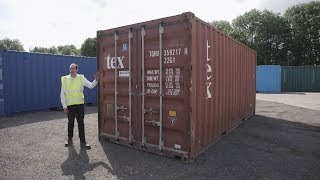 Introduction to a used 20ft shipping container [upl. by Yenaffit]