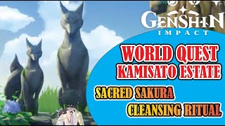 Kamisato Estate Sacred Sakura Cleansing Ritual  Genshin Impact [upl. by Falconer]