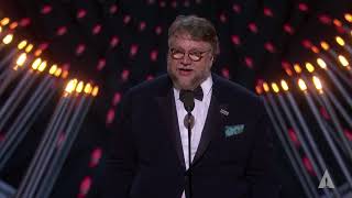 Guillermo del Toro wins Best Directing for quotThe Shape of Waterquot  90th Oscars 2018 [upl. by Snahc706]