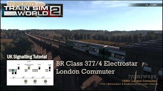 UK signalling Color light signals on the Brighton Main Line Train Sim World tutorial [upl. by Eurydice]