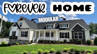 IS THIS THE ONE A VERY interesting amp unique modular home Prefab House Tour [upl. by Firahs782]