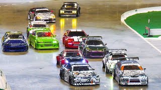 GREAT RC DRIFT CAR RACE MODELS IN PAIR COMPETITION  ModellTechnik Stuttgart 2017 [upl. by Bezanson]