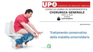 Trattamento conservativo della malattia emorroidaria [upl. by Bonis]